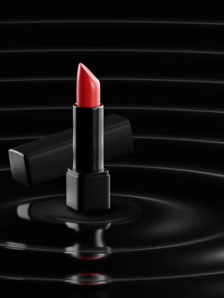 Red lipstick